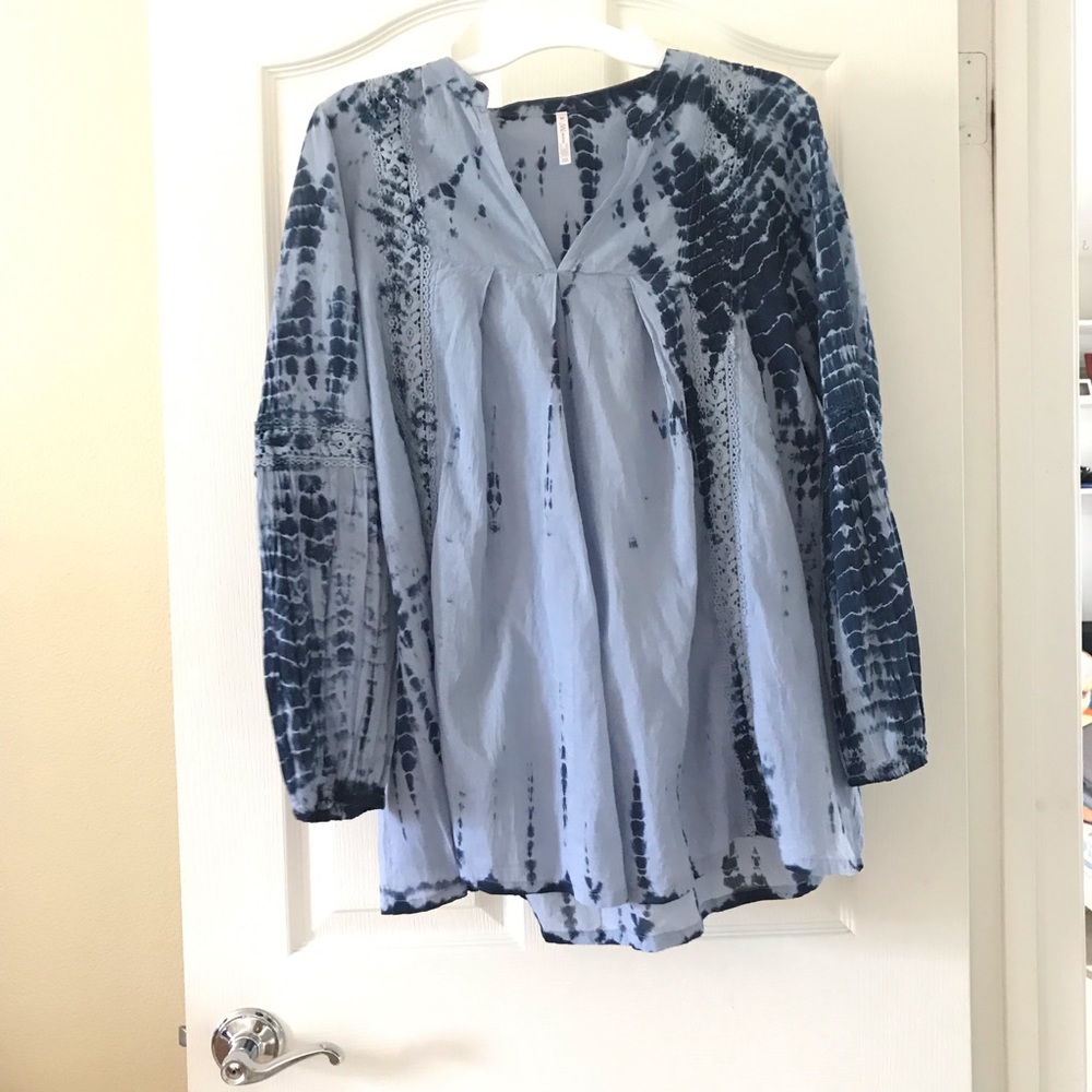 Flowy Boho tie dye Blouse